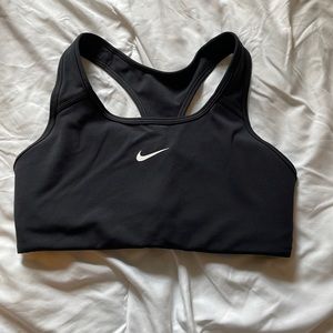 Nike black sports bra